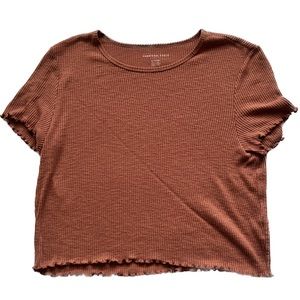 American Eagle Orange Shirt